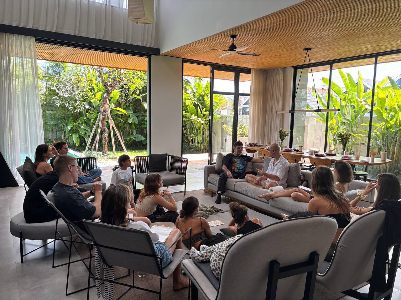 retreat group session